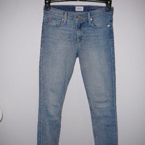 Women's Hudson Natalie Midrise Super Skinny Ankle Light Wash Blue Jeans Size 25